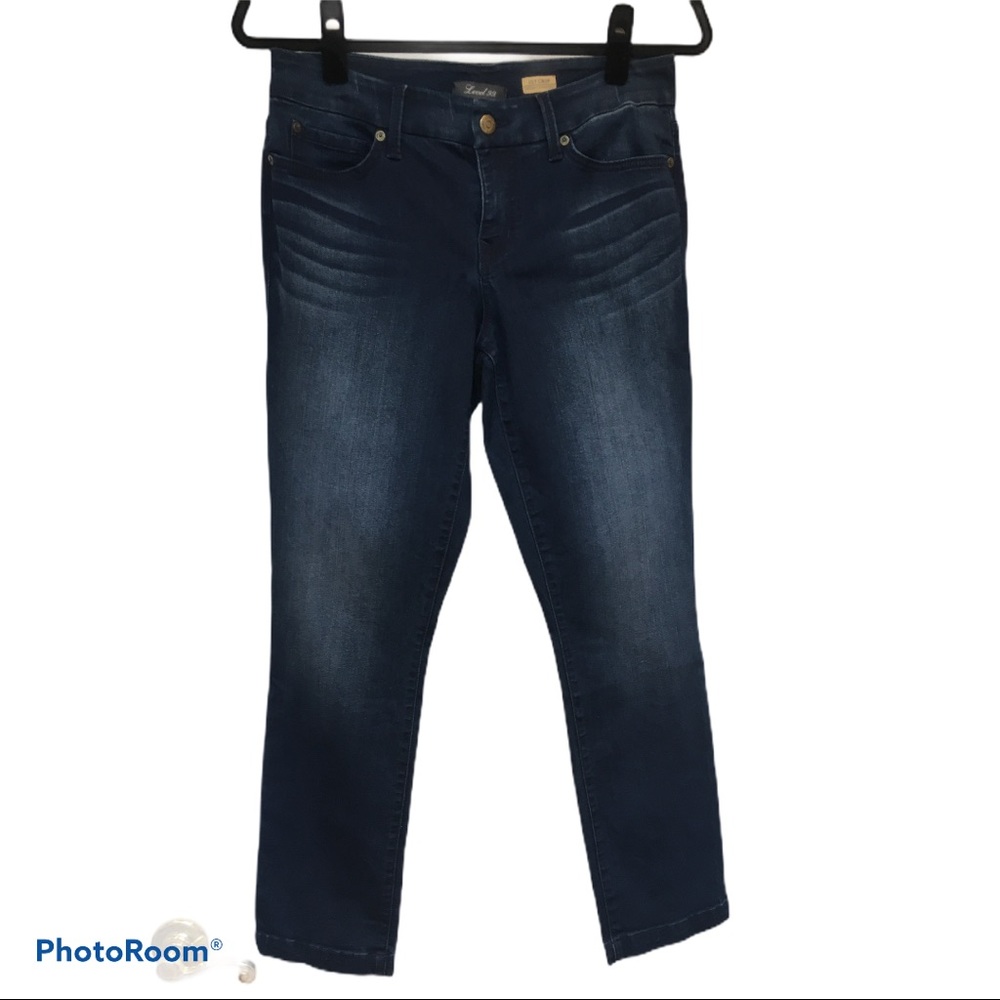 👖Level 99 Lily Crop Skinny Straight Jeans